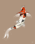 Minimalist Koi